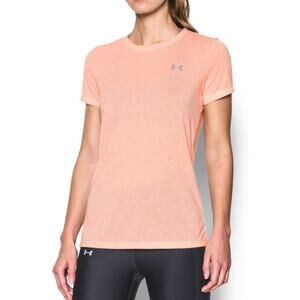NWT Under Armour Women's Threadborne Train Stripe Crew Tee SMALL